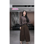 真丝桑蚕丝新款 徐淼淼早春国风新中式 丝滑优雅上衣XK1979 徽音