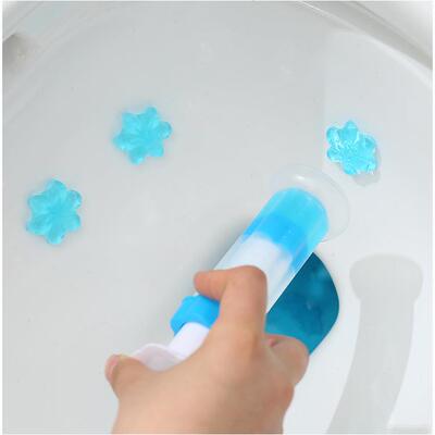 Toilet Freshener Fragrant Beans Small Flower Gel - Bathroom