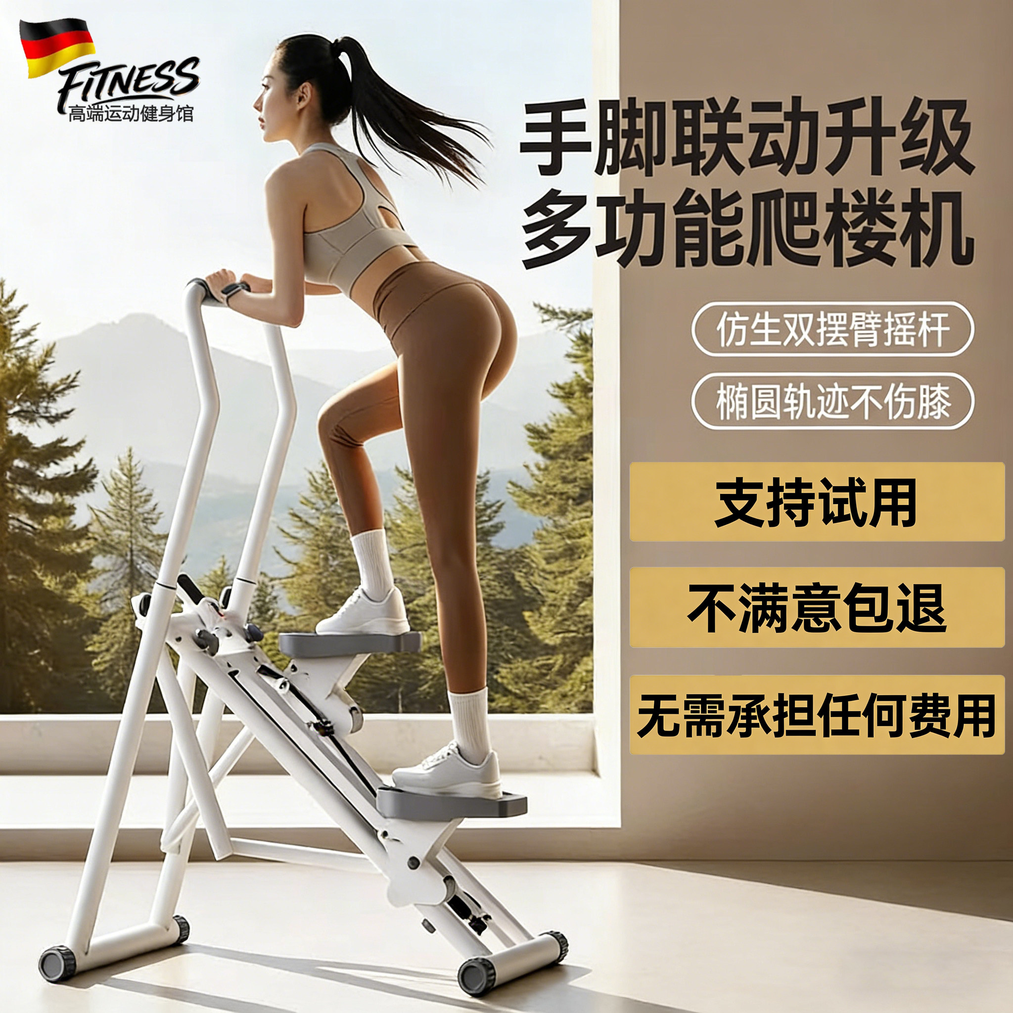 德国家用多功能爬楼机踏步机器材