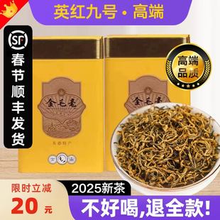 【2025新茶】英红九号金毛毫特级英德红茶广东特产一级茶叶春茶