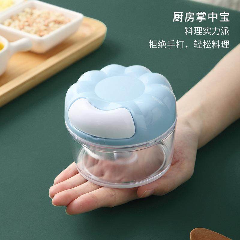 爆款迷你压蒜捣蒜泥手动蒜泥器蒜末粉碎器拉蒜家用蒜蓉搅碎机磨蒜