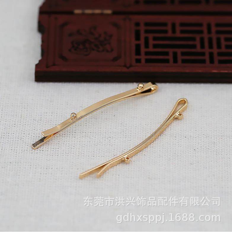 爆款饰品纯铜24k金保色2.6*60MM铁一字夹夹子发簪配件手工材料B98,饰品/流行首饰/时尚饰品新,其他DIY饰品配件,淘宝优惠券,粉丝福利购,淘宝优惠卷