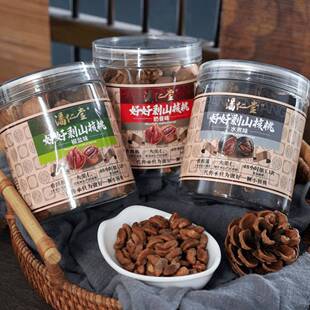 潘仁堂山核桃礼盒2025年新货好好剥山核桃土特产水煮椒盐奶香200g