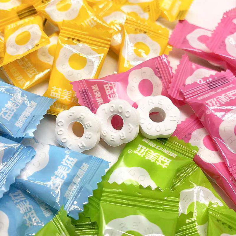 IMINT益美滋圈圈糖无糖薄荷糖果散装商用压片糖餐饮海底捞同款