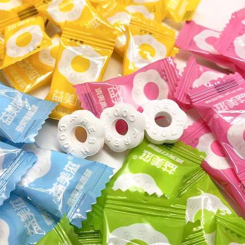 IMINT益美滋圈圈糖无糖薄荷糖果散装商用压片糖餐饮海底捞同款