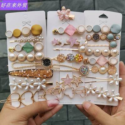 Hair clip Ins bangs hair Suit Trinkets woman Headwear