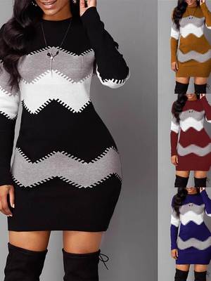 dress women 2021 dresses ladies plus size winter red blue