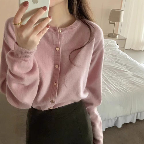 womenclothes粉色针织开