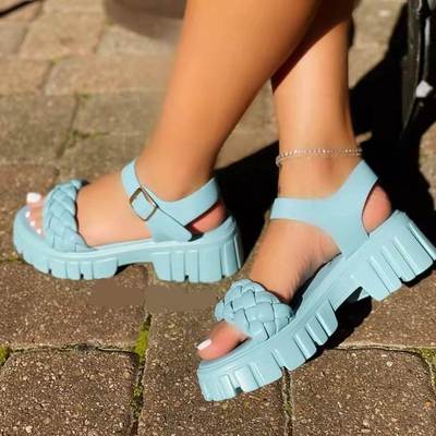 shoes ladies flat 2022 summer Casual sandals women女高跟凉鞋