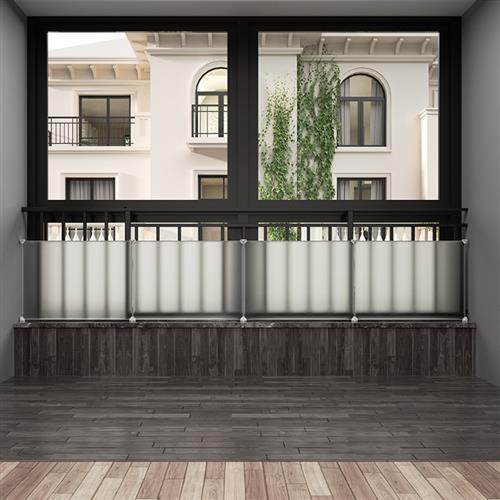 阳台防风挡板隔板磨砂塑料板窗户封闭神器宠物防护栏防盗网遮雨板,居家日用,防雨布,淘宝优惠券,粉丝福利购,淘宝优惠卷