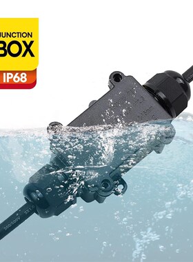 Elezenioc IP68 Wasserdichte Abzweigdose, 2 Wege M20 Verteile