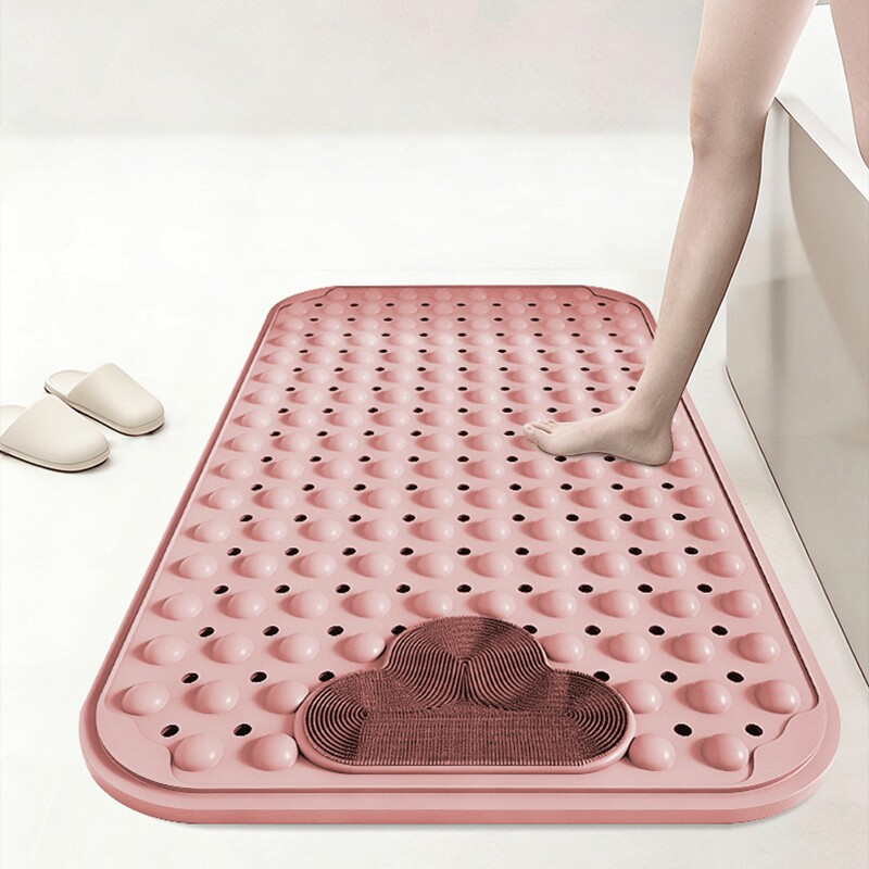 环保TPE浴室防滑垫淋浴房卫生间洗澡垫子儿童防摔脚垫子按摩地垫