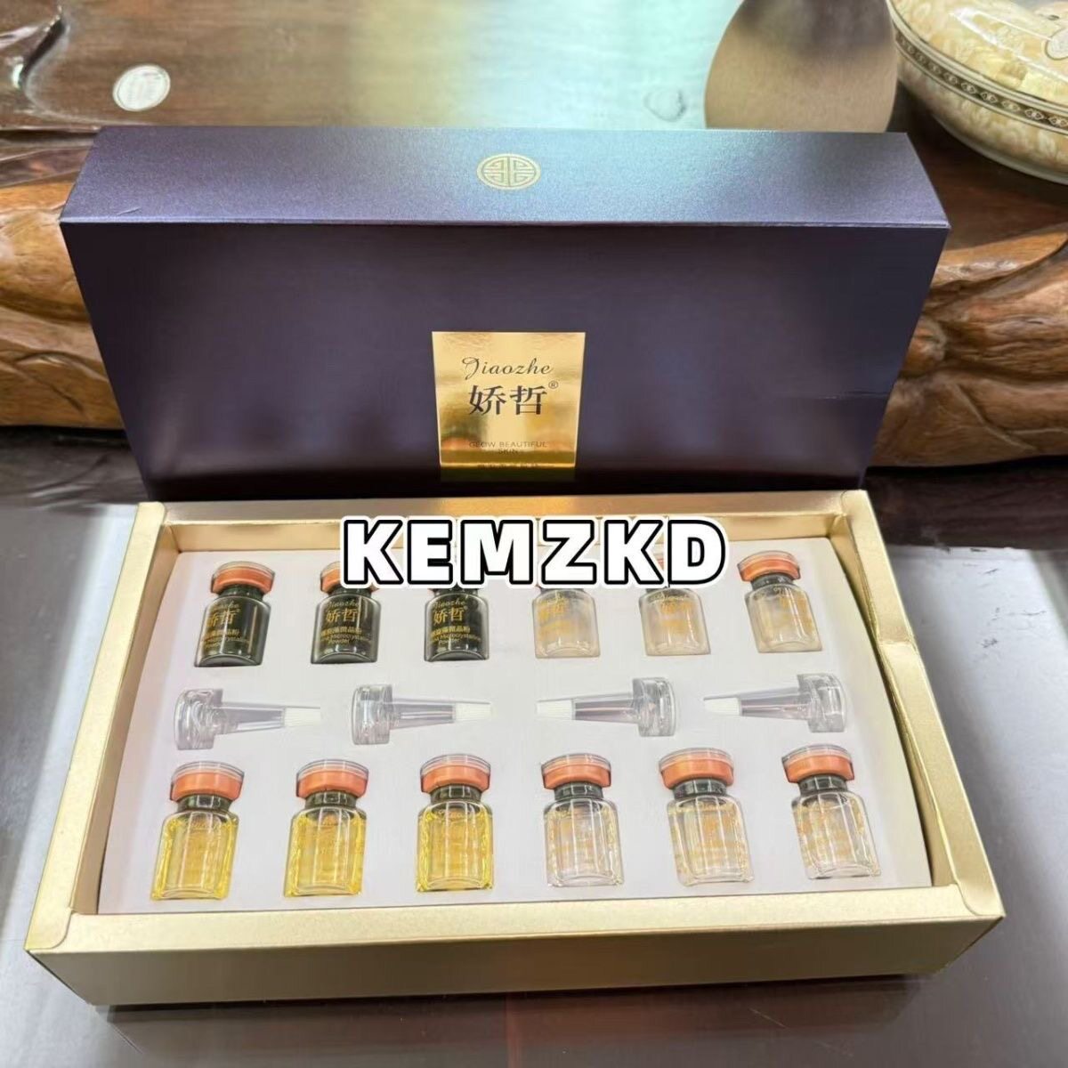 娇哲植萃赋活靓颜套（小绿膜）正品美容院同步销售淡黄提亮的肤色