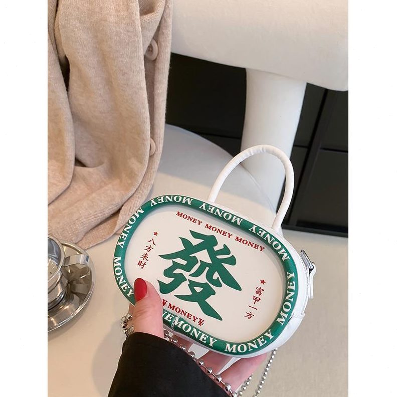 迷你零钱包麻将师独特小包包女手提怪小众设计发古稀奇耳机包财
