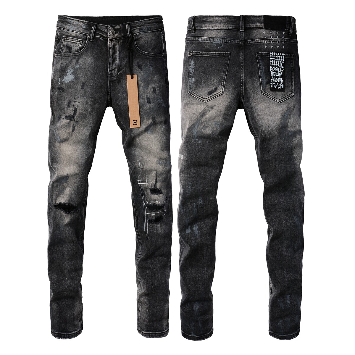 thumbnail for RLLPANDA High Quality KS Fashion Jeans Hiphop Pants