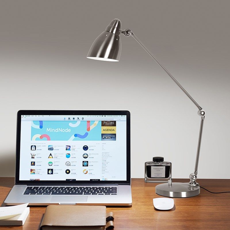 新款长臂折叠办公护眼灯书桌学习阅读工作专用床头插电式高级台灯