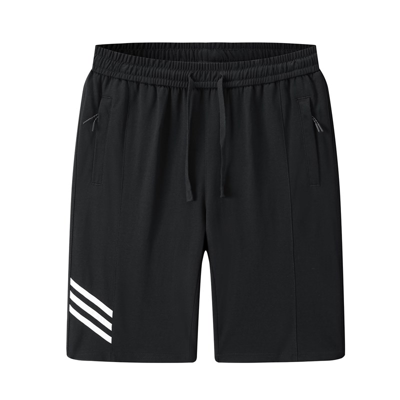 2025夏季新款针织短裤男士外穿宽松薄款休闲裤子大码运动五分裤男