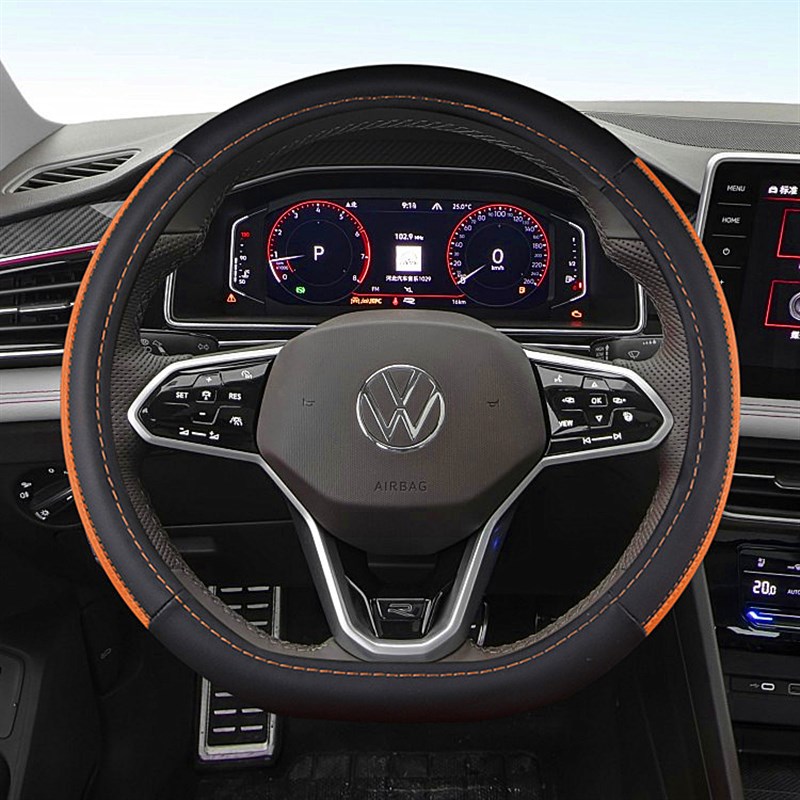 大众D型形方向盘套探歌探岳探影CAC途观L途昂途岳途铠平底汽车把