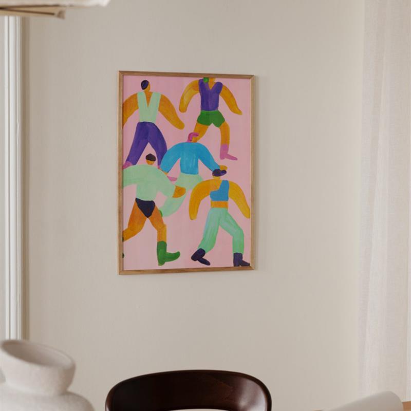 现代创意抽象艺术彩色装饰画民宿小众艺术画租房好物墙面趣味挂画图片