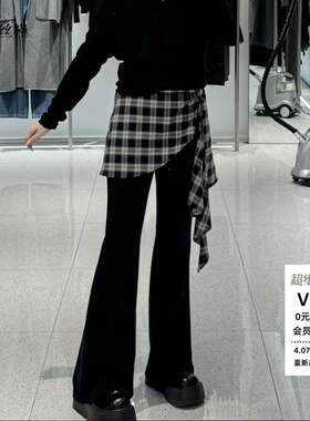 ariosee艾诺丝槿官方旗舰店2026年春新款修身微喇休闲裤BR311117