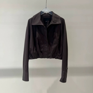 ariosee艾诺丝槿官方旗舰店2026年春新款立领短外套上衣BR101152