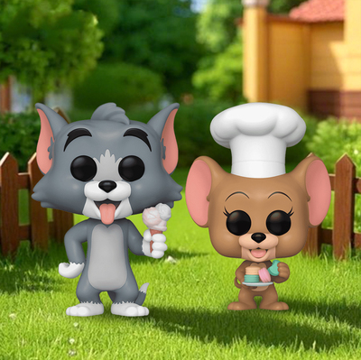 猫和老鼠正版周边POP手办汤姆杰瑞公仔摆件潮玩模型收藏节日礼物