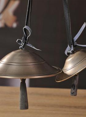 爆款尼泊尔手工铃热巴铃热巴舞藏族摇击体鸣乐器铜热巴司苯波教摇