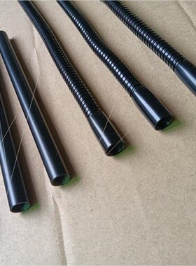 黑色半软半硬金属软管铁管可随意弯C曲鹅颈管台灯落地灯具配件DIY