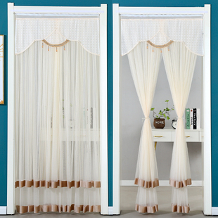 高级感门帘2022年新款卧室家用免打孔隔断帘防蚊防风夏季空调挡风