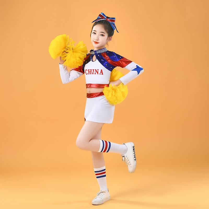 六一小学生运动会啦啦队演出服幼儿园女童啦啦操儿童表演服装男生
