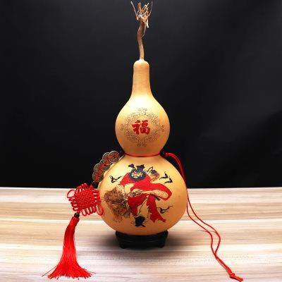 天然葫芦挂件大号龙头摆件开口木葫芦家宅文玩把件真葫芦葫芦摆件