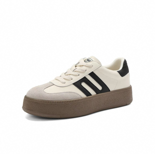 【德训鞋】品牌一线板栗德训鞋休闲鞋厚底增高运动板鞋