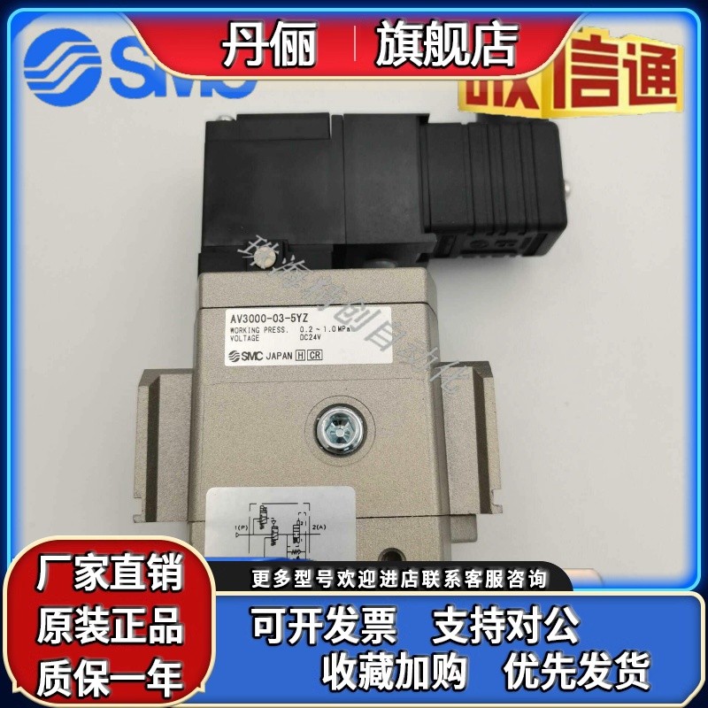 日本SMC缓慢启动阀AV3000-03-5YZ原装现货 特价出售