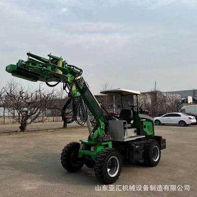 大UIE枣核桃银杏收机摇果园 果震动果实货机 轮式装载摇果采摘机