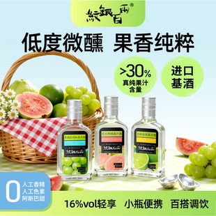 高升纹银百两银果系列便携威士忌朗姆酒伏特加金酒低度微醺小果酒