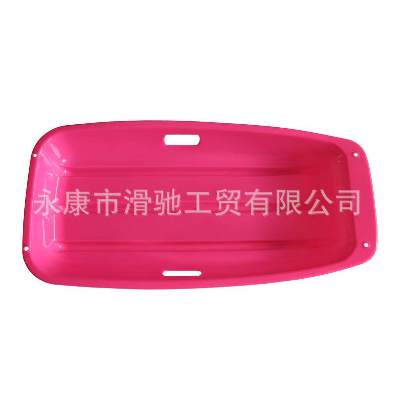 『』滑力宝大船款加厚滑雪板滑沙滑草滑冰雪橇爬犁单板带拉绳