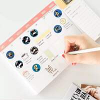 500 stickers/rolls of Black Cat Sheriff Sheriff cartoon children's toy planner material decorative circular small stickers thumbnail 6