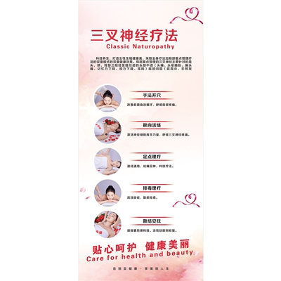定制神经解剖与肌肉卡压概述三叉神经疗法墙上挂图写真海报