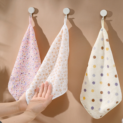 擦手巾可挂式吸水速干柔软小毛巾