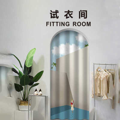 亚克力试衣间英文提示牌