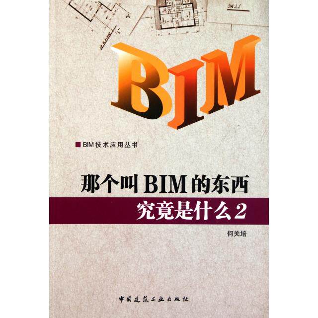 正版那个叫BIM的东西究竟是什么(2)/BIM技术应用丛书