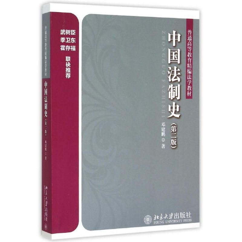 正版中国法制史(第2版普通高等教育精编法学教材)
