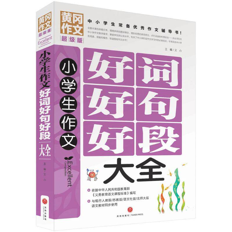 正版小学生作文好词好句好段大全