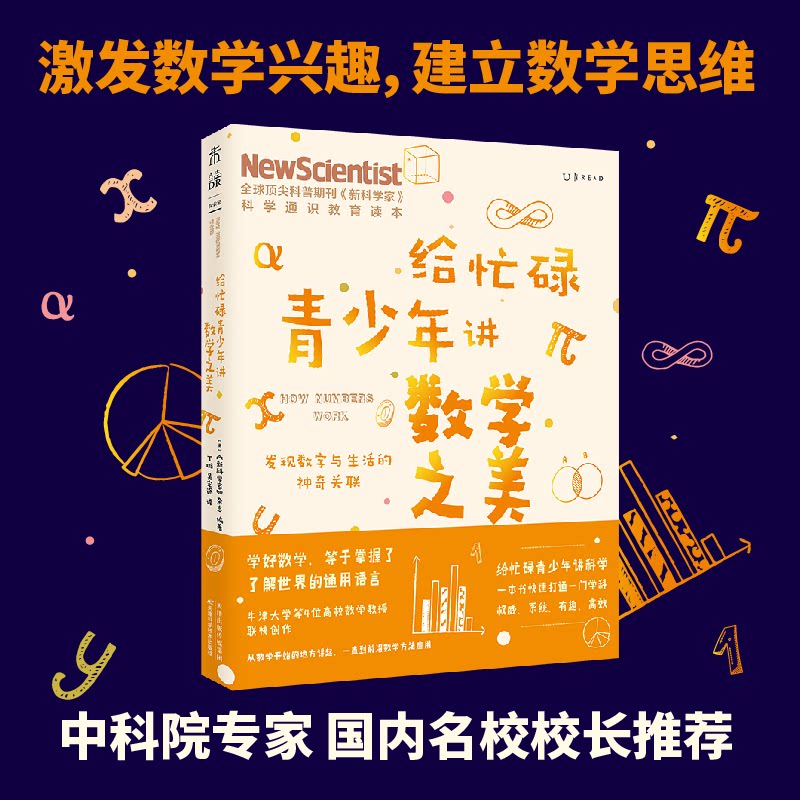 正版给忙碌青少年讲数学之美 发现数字与生活的关联