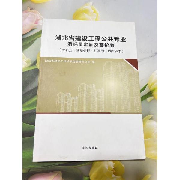 正版湖北省建设工程公共专业消耗量定额及基价表