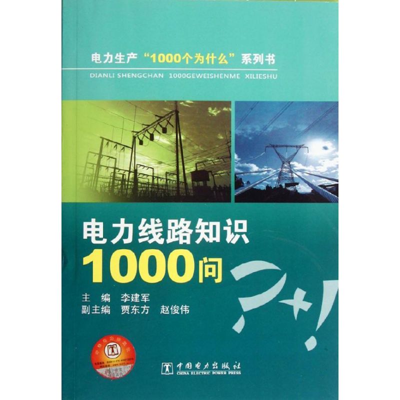 正版电力生产"1000个为什么"系列书: 电力线路知识1000问