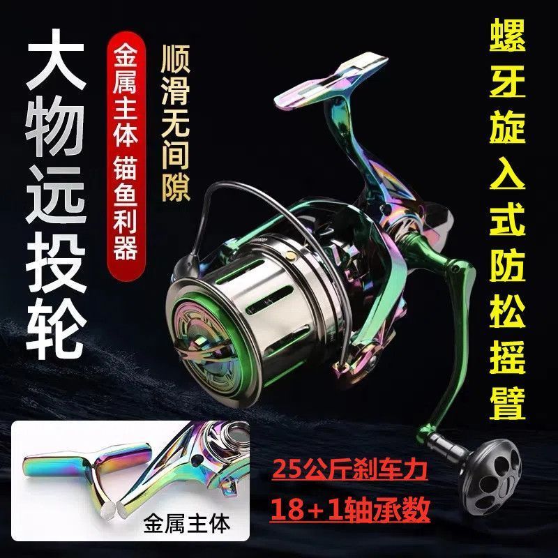 19轴锚鱼轮螺牙旋入式防海水