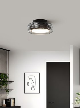 励昌led 护眼意式风极简吸顶灯走廊灯过道灯玄关灯入户灯阳台灯具