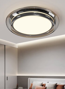 现代简约顶灯意式风简约轻奢房间主灯主卧室吸顶灯