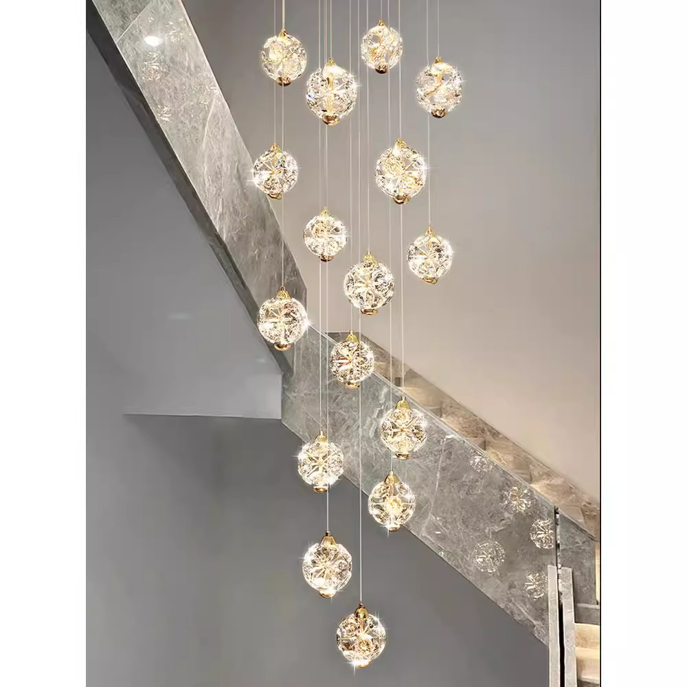 楼梯间吊灯轻奢现代简约复